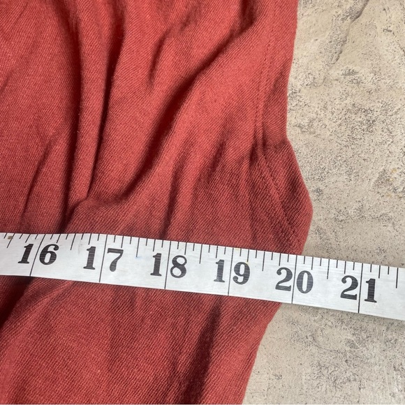 Free People Red/Rust Sleeveless Pleated Top Sz XS - Picture 5 of 6